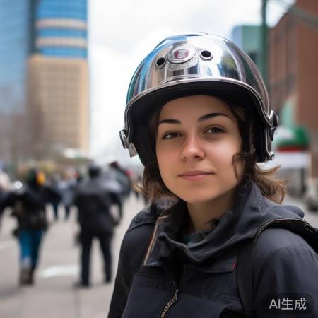交警送头盔助力女孩圆警校梦,勇敢追梦!