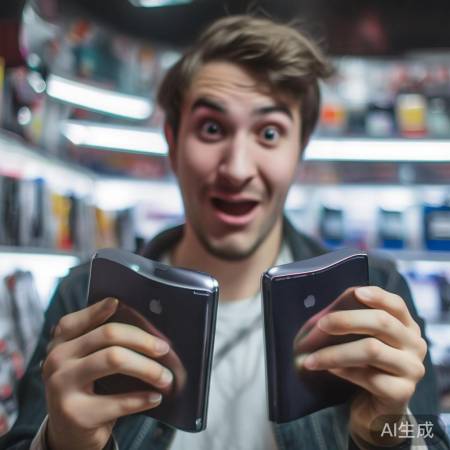 小哥网卡抢购记：意外喜提两台苹果折叠屏！